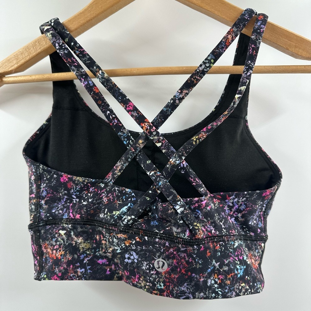 Lululemon Speckled Crisscross Back Sports Bra - Picture 2 of 4